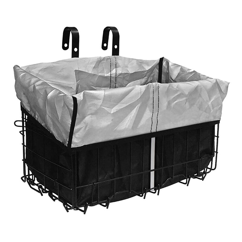 foto del prodotto sollbry cestino anteriore per bici elettrica con borsa foderata in pu e copertura in rete, cestino per bici elettrica, facile da installare sul