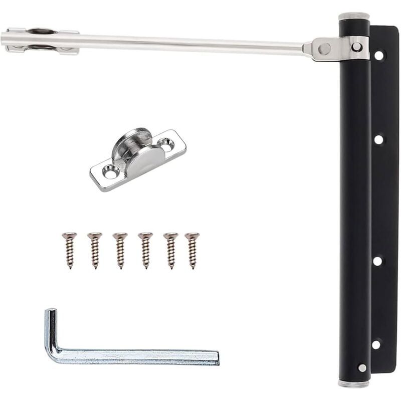 foto del prodotto sollbry chiudiporta, chiudiporta automatico, chiudiporta a molla, chiudiporta in acciaio inox, chiudiporta regolabile con viti, per porte interne