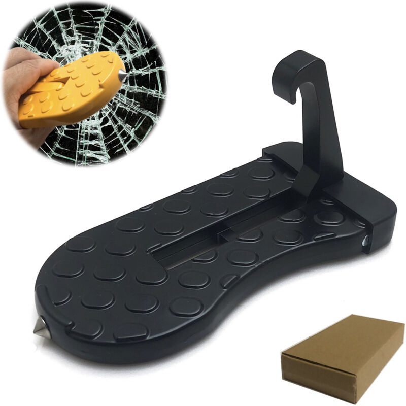 foto del prodotto sollbry chiusura per portiera auto con martello di sicurezza, rompivetro, facile accesso al tetto per la maggior parte delle auto, suv, camion