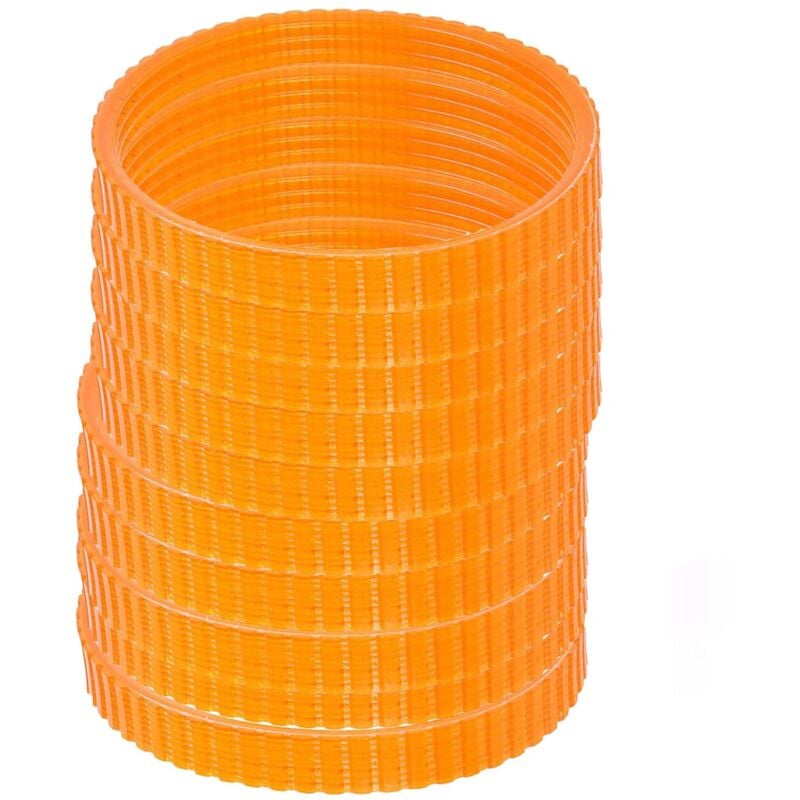 foto del prodotto sollbry cinghia di trasmissione per pialla elettrica in poliuretano, larghezza 9,6 mm, 10 pezzi per 1900b arancione 