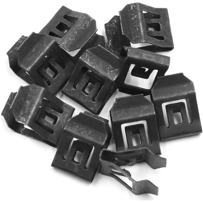 foto del prodotto sollbry clip di fissaggio per cruscotto auto, in metallo, 16x10,5 mm, 10 pezzi