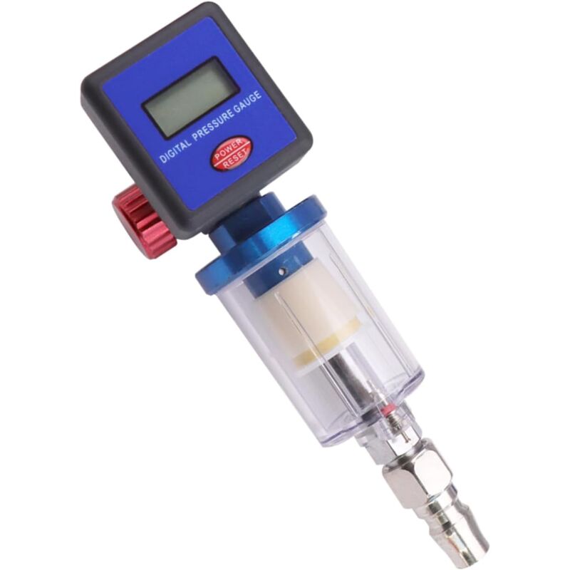 foto del prodotto sollbry compressore d aria tester con manometro adatto per pistole a spruzzo filettatura da 1 4 separatore di olio e acqua