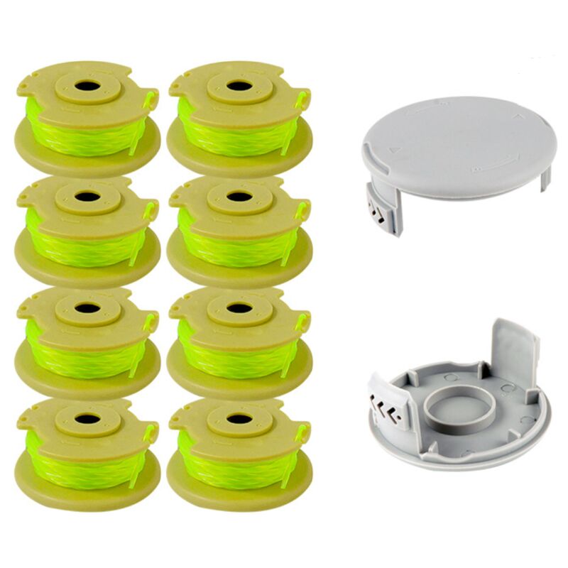 foto del prodotto sollbry confezione da 10 bobine di filo per decespugliatore modello aggiornato, adatte per decespugliatori ryobi one 18 v, 24 v, 40 v, 2,0 mm e