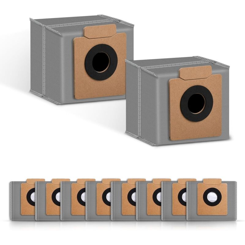 foto del prodotto sollbry confezione da 10 sacchetti antipolvere per aspirapolvere eufy clean x8 pro x10 pro omni stazione autopulente accessori di ricambio