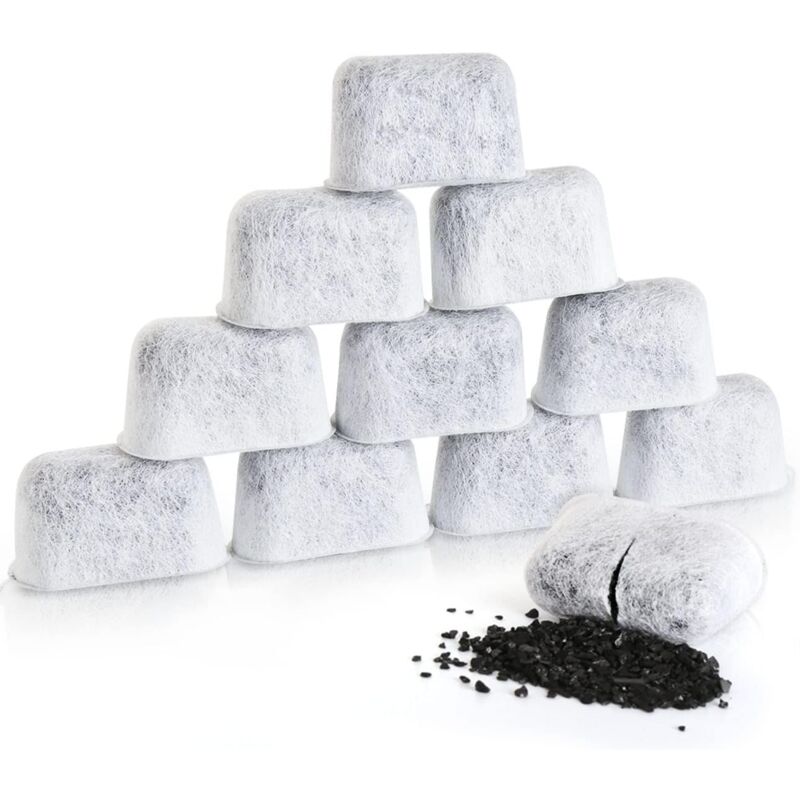 foto del prodotto sollbry confezione da 12 cartucce filtro acqua per macchina da caff , macchine da caff , filtro acqua di ricambio, filtro a carbone attivo non