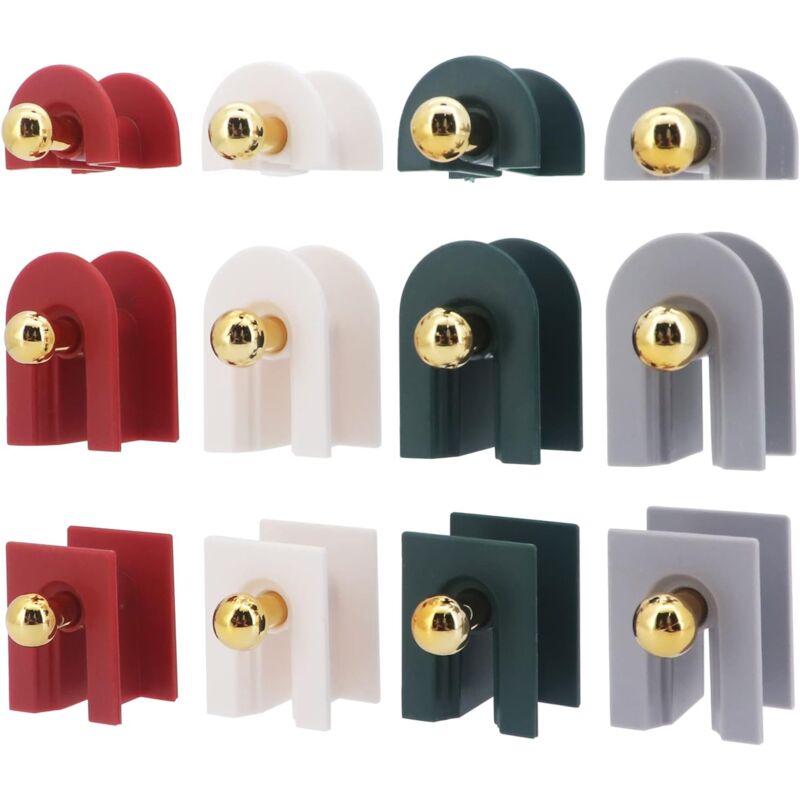 foto del prodotto sollbry confezione da 12 ganci autoadesivi, ganci da parete adesivi resistenti per casa, bagno, ufficio, non richiede colla.