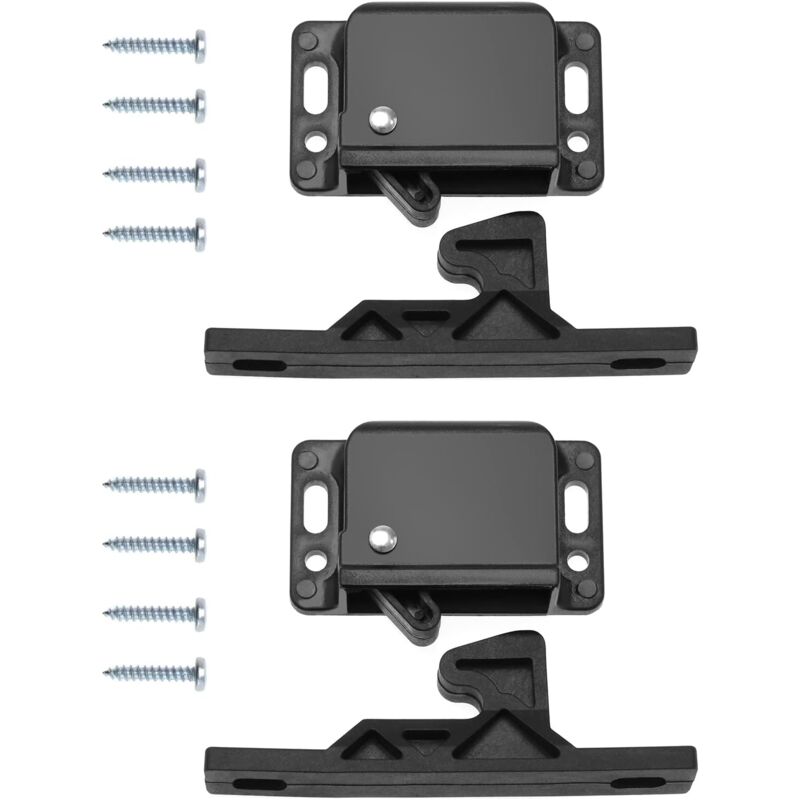foto del prodotto sollbry confezione da 2 chiusure per ante di mobili per camper, chiusure per porte di roulotte, accessori per armadi, porte scorrevoli, casa,