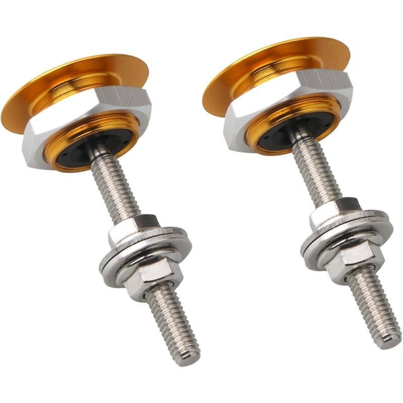 foto del prodotto sollbry confezione da 2 chiusure rapide per cofano auto kit di fissaggio mini universale per paraurti auto, targa o fai da te