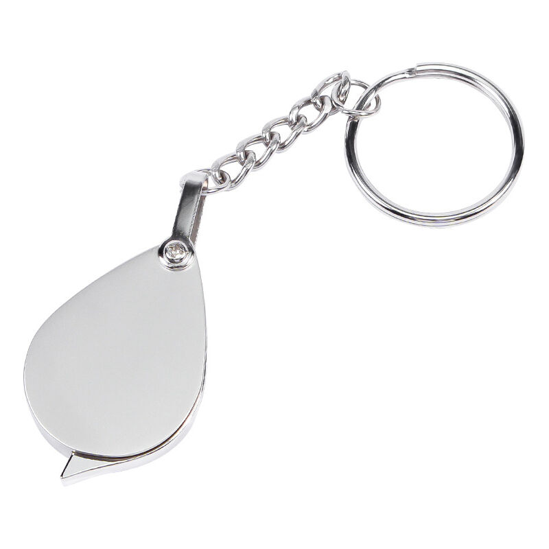 foto del prodotto sollbry confezione da 2 lenti d ingrandimento tascabili 10x per gioielli, lente d ingrandimento pieghevole con persiana, lente d ingrandimento ad