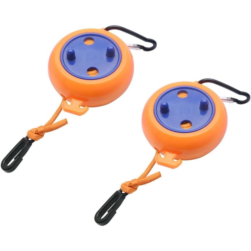 foto del prodotto sollbry confezione da 2 stendibiancheria da campeggio, stendibiancheria retrattile portatile da 10 m, stendibiancheria anti avvolgimento per