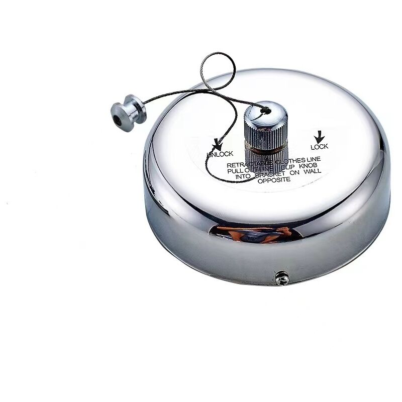 foto del prodotto sollbry confezione da 2 stendibiancheria retrattili, in acciaio inox 304, resistenti con corda regolabile resistente, per uso interno ed esterno.