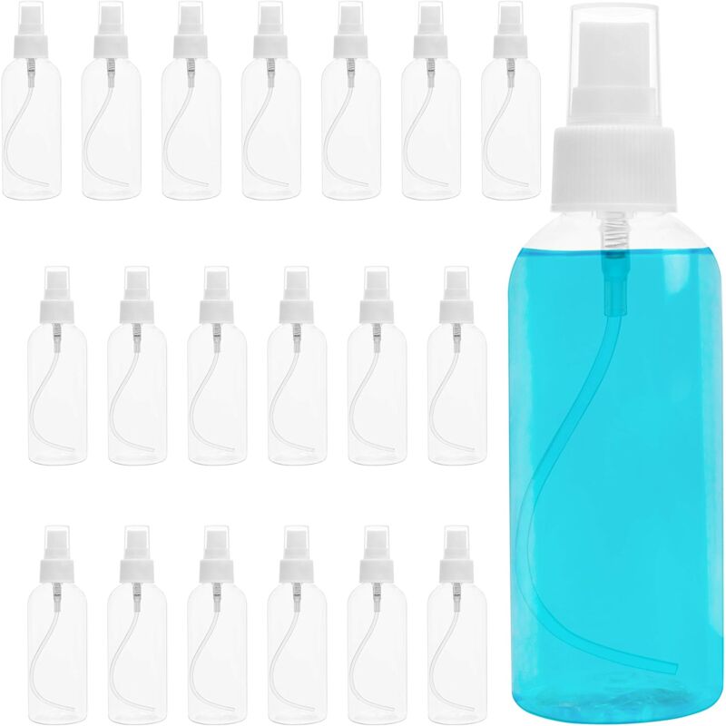 foto del prodotto sollbry confezione da 20 mini flaconi spray da 80 ml sprayer con tappo flacone spray in plastica riutilizzabile a prova di perdite per oli