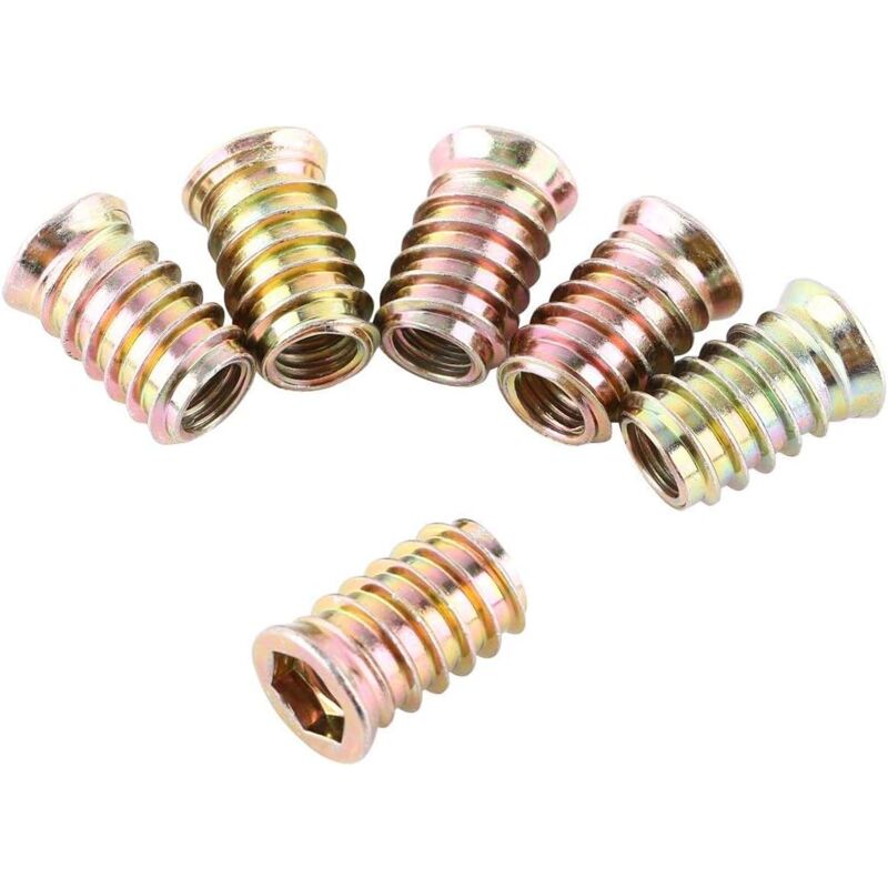 foto del prodotto sollbry confezione da 20 pezzi di dadi esagonali filettati m10, assortimento di dadi di inserimento m1025 mm 