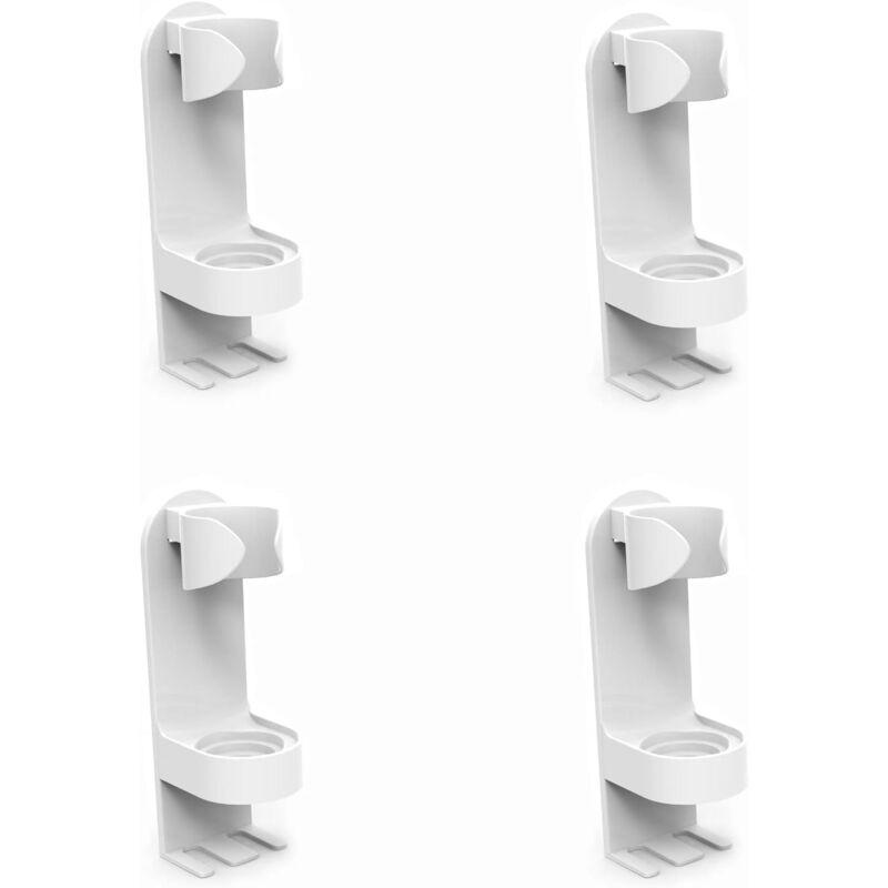 foto del prodotto sollbry confezione da 4 porta spazzolini elettrici porta spazzolini elettrici porta spazzolini da parete per bagno bianco