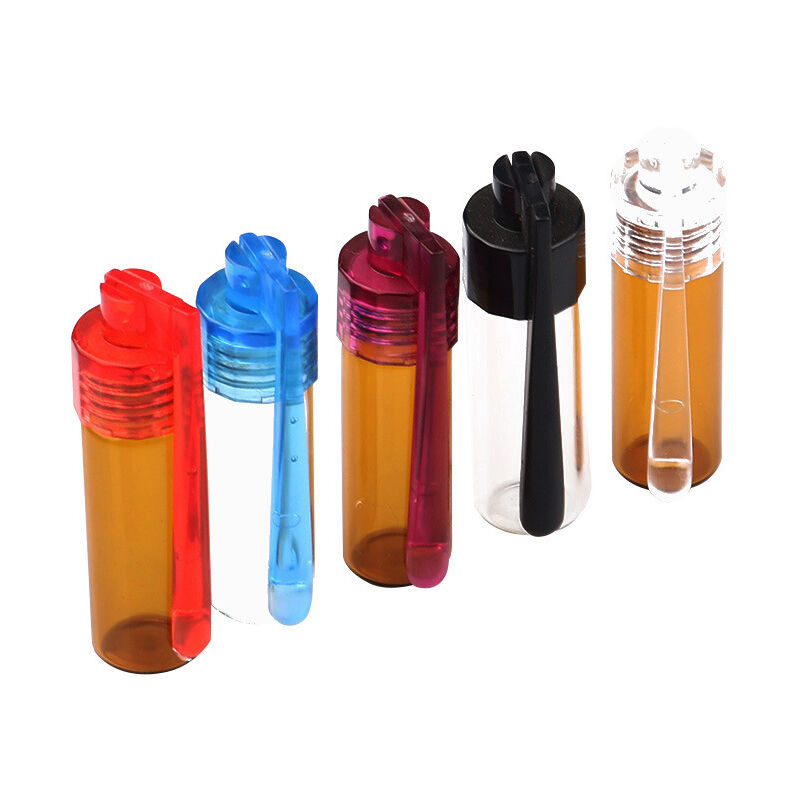 foto del prodotto sollbry confezione da 5 bottiglie di spezie in polvere con cucchiaio altezza 51 mm piccola bottiglia di stoccaggio con imbuto in micro vetro con