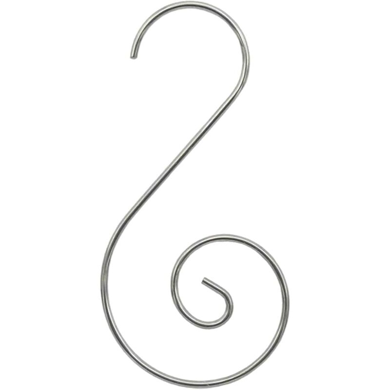 foto del prodotto sollbry confezione da 5 ganci decorativi in metallo da 1,2 x 20 x 50 mm, ideali per decorazioni natalizie, feste, composizioni floreali o