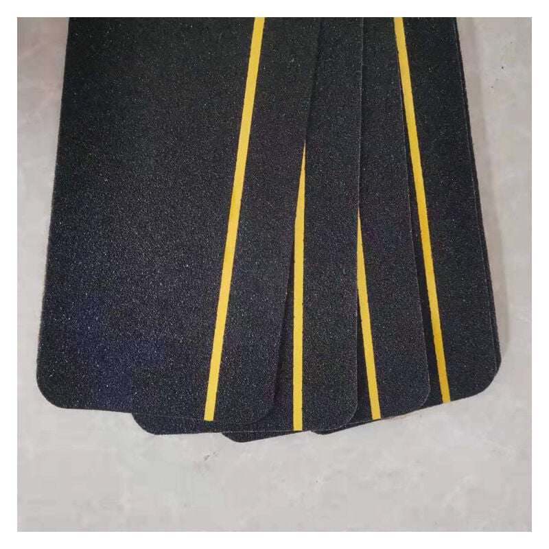 foto del prodotto sollbry confezione da 5 gradini antiscivolo con strisce riflettenti, nastro antiscivolo con presa migliore, nastro antiscivolo, adesivo ad alta