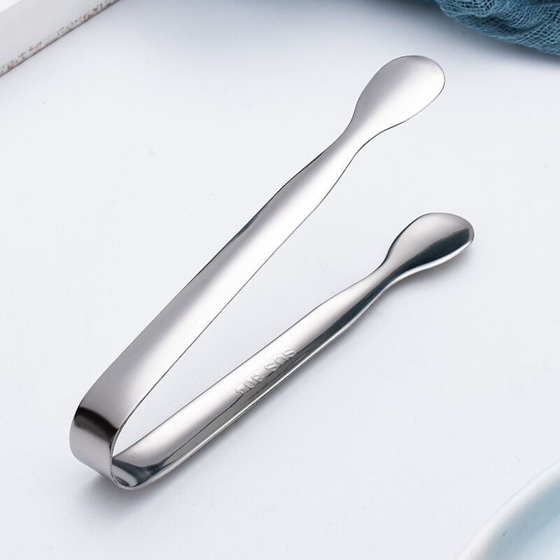 foto del prodotto sollbry confezione da 6 pinze per servire gli alimenti pinze da cucina in acciaio inossidabile pinze con bloccaggio resistenti, mini pinze per