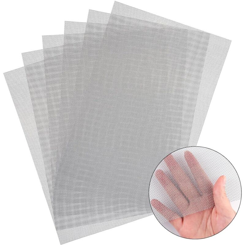 foto del prodotto sollbry confezione da 6 reti metalliche da 12 8,3 pollici, rete metallica in acciaio inossidabile da 20 maglie, rete metallica antiruggine