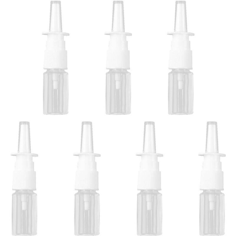 foto del prodotto sollbry confezione da 7 flaconi spray nasali vuoti e ricaricabili nebulizzatore a nebbia fine da 20 ml per profumo, tonico, spray per il viso, oli