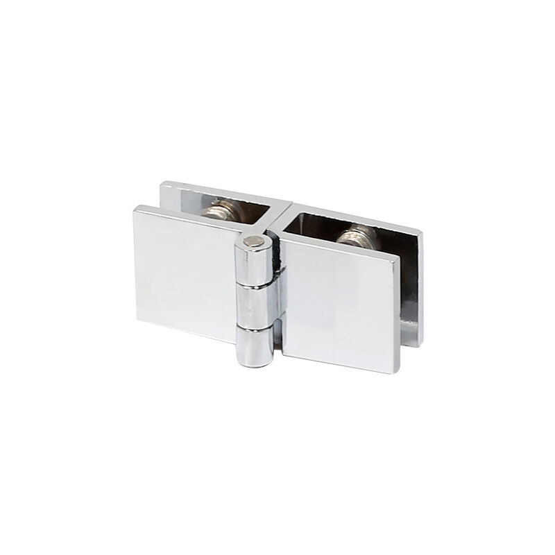 foto del prodotto sollbry confezione da 8 cerniere per porte in vetro, morsetto rettangolare regolabile, clip singola per cerniere per porte in vetro per mobili,