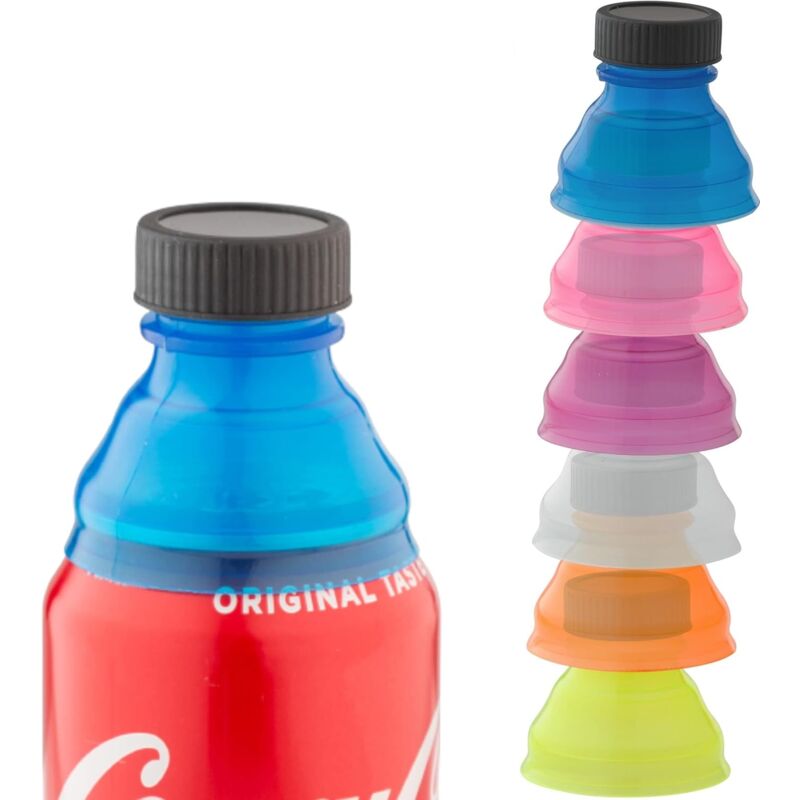 foto del prodotto sollbry coperchi trasparenti per lattine di soda confezione da 6 coperchi di alta qualit per lattine di bibite, birra, bevande energetiche,