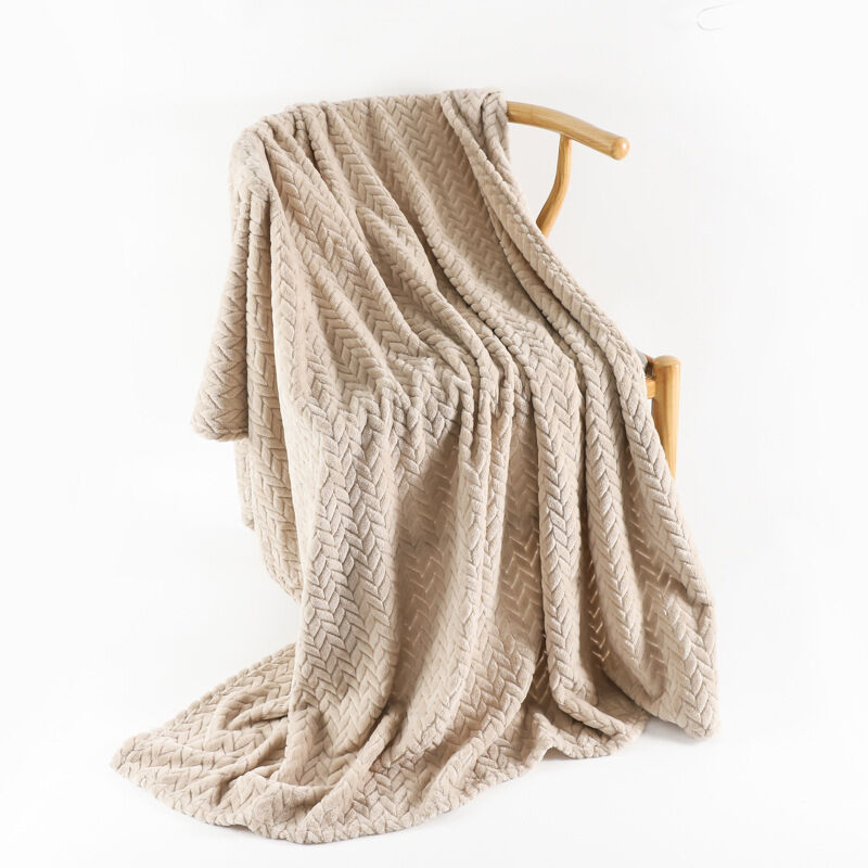 foto del prodotto sollbry coperta in pile bianco sporco per divano e letto, 50 x 70 pollici, coperte in flanella jacquard decorative 3d, morbide e accoglienti,