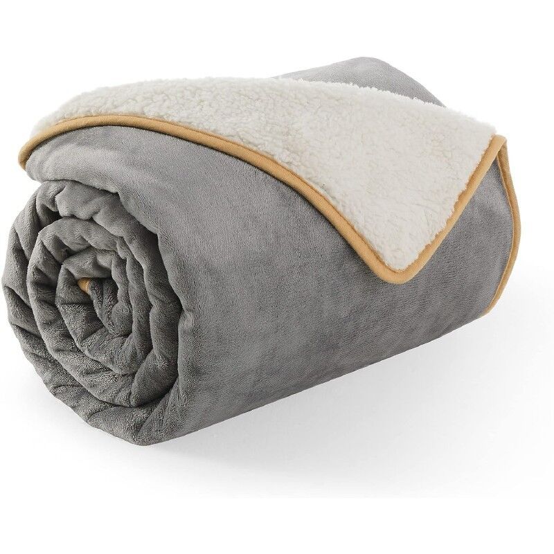 foto del prodotto sollbry coperte impermeabili per cani di piccola taglia coperta lavabile per gatti di piccola taglia per proteggere il divano, coperta in pile