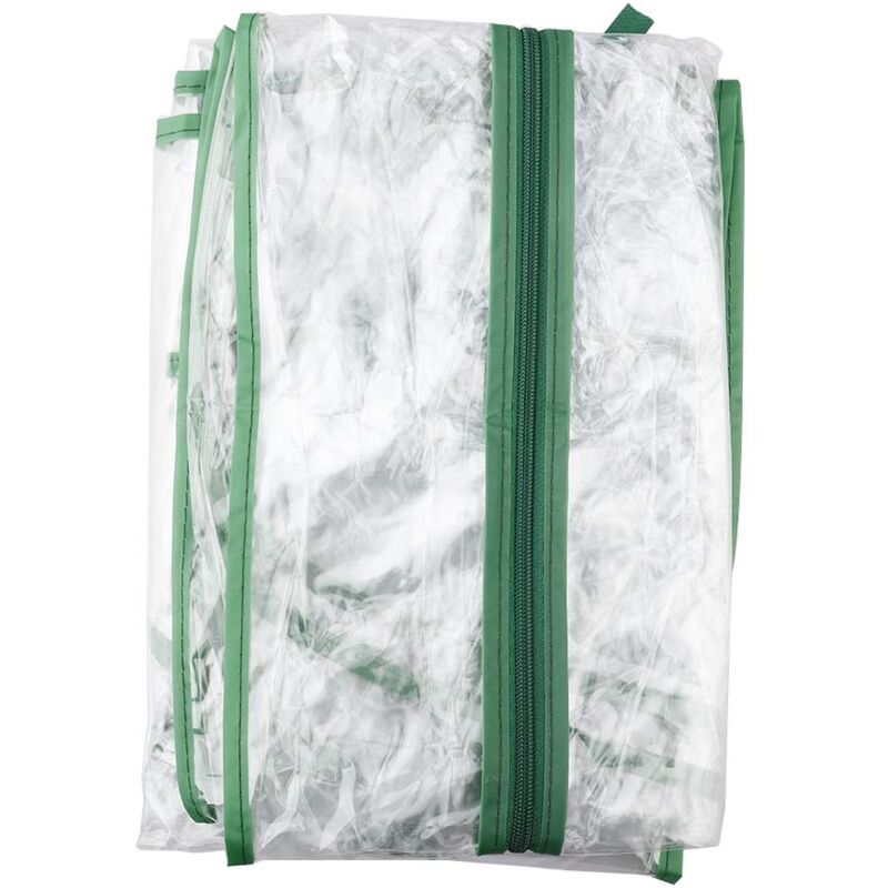 foto del prodotto sollbry copertura di ricambio per serra in pvc trasparente a 4 livelli con porta avvolgibile con cerniera per interni ed esterni 6949155 cm 