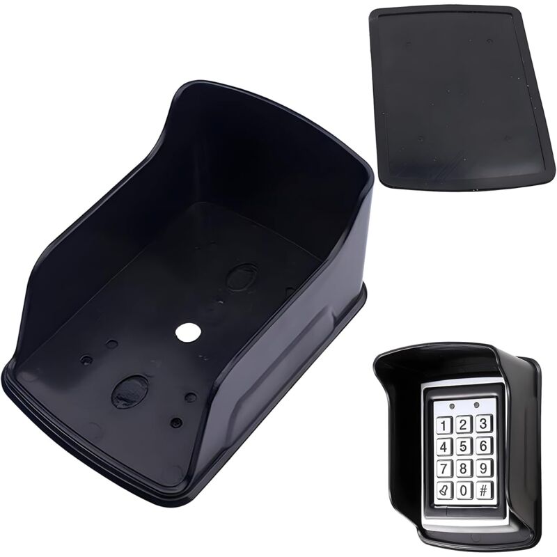 foto del prodotto sollbry copertura impermeabile per pulsante, 1 controller di protezione dalla pioggia, copertura per campanello, copertura per campanello, per