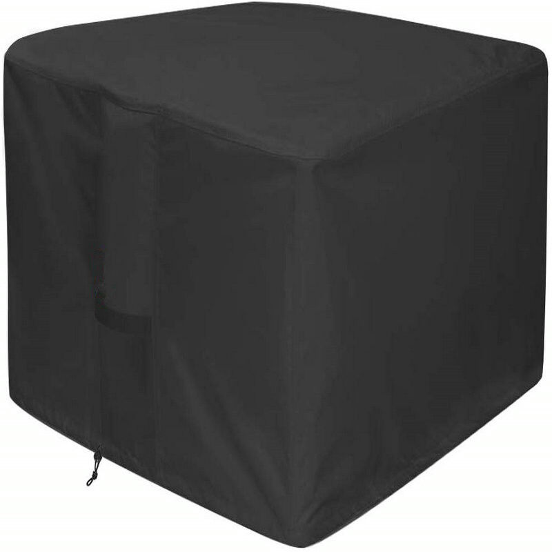 foto del prodotto sollbry copertura per braciere copertura per tavolo da braciere quadrato 420d, impermeabile, resistente, per patio nero quadrato 82 x 82 x