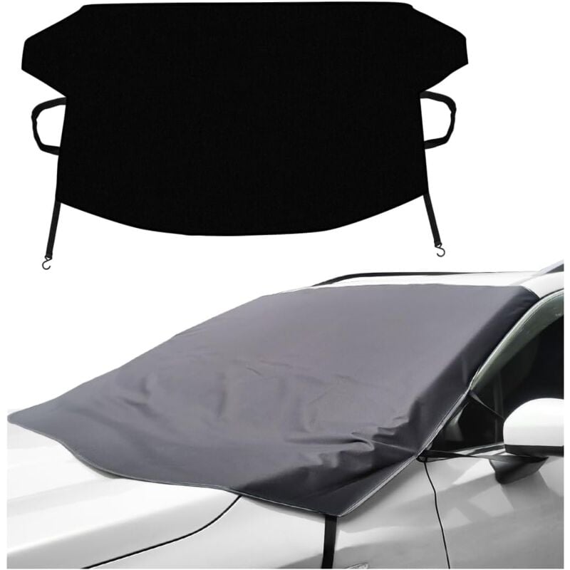 foto del prodotto sollbry copertura per parabrezza auto, copertura invernale per veicoli, protezione antigelo per parabrezza e finestrini anteriori, contro neve,