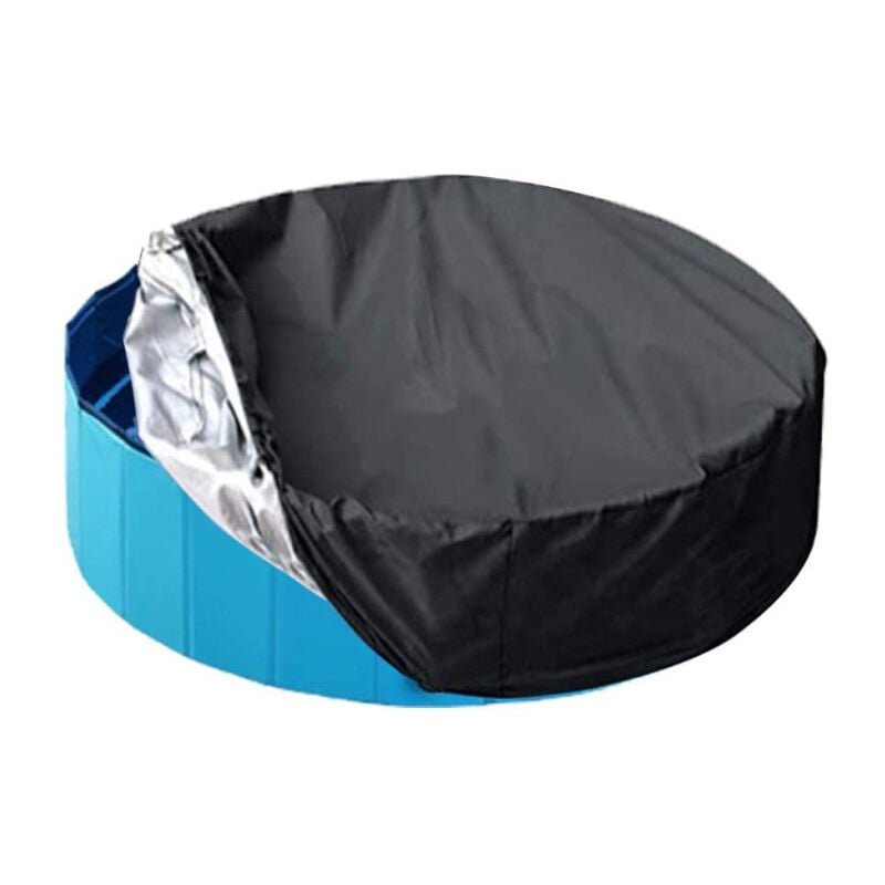 foto del prodotto sollbry copertura per piscina per laghetto, copertura per piscina rotonda 420d 122 cm, copertura protettiva per piscina rotonda, copertura a