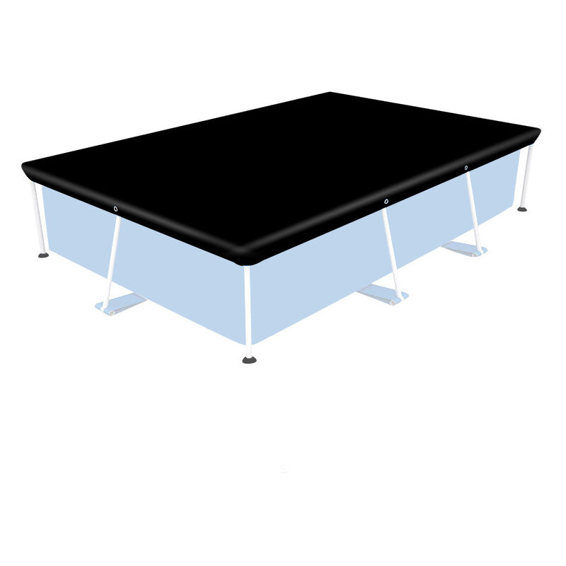 foto del prodotto sollbry copertura per piscina rettangolare per strutture fuori terra, protezione per piscina resistente per piscine con struttura rettangolare