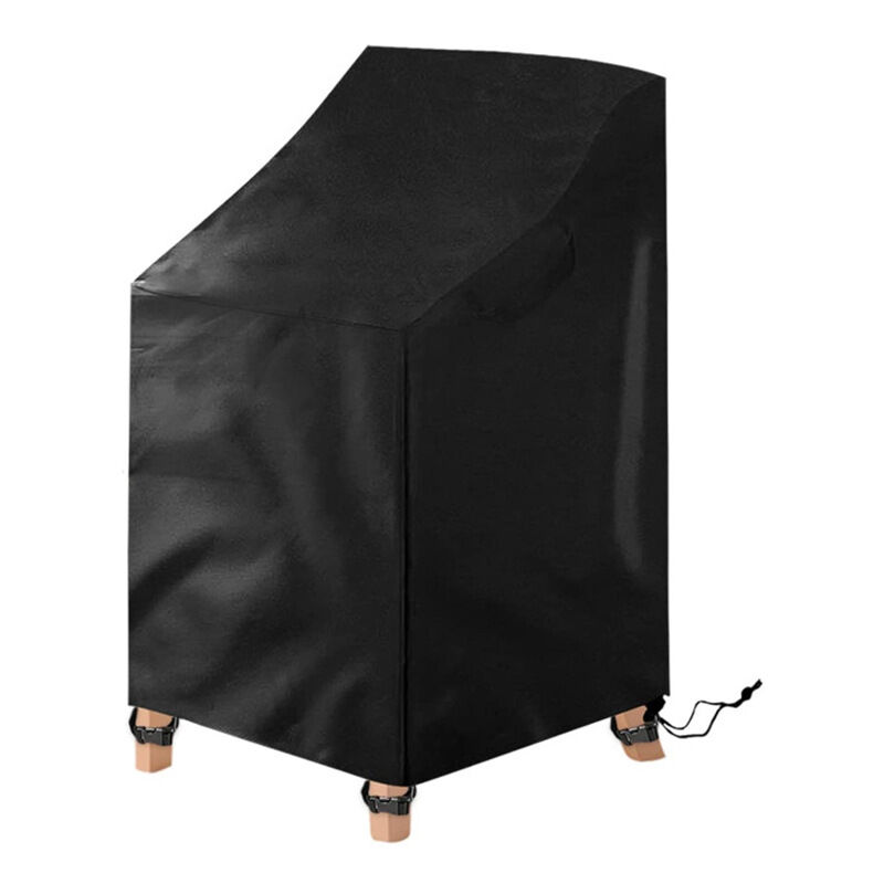 foto del prodotto sollbry copertura per sedia da giardino impilabile impermeabile, copertura per sedia da esterno in tessuto oxford per sedie da giardino e da balcone,