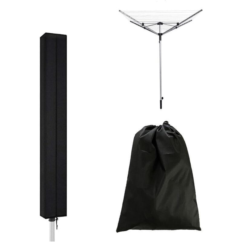 foto del prodotto sollbry copertura protettiva per asciugatrice rotante 160 x 15 x 15 cm, copertura impermeabile per asciugatrice a ombrello, copertura per