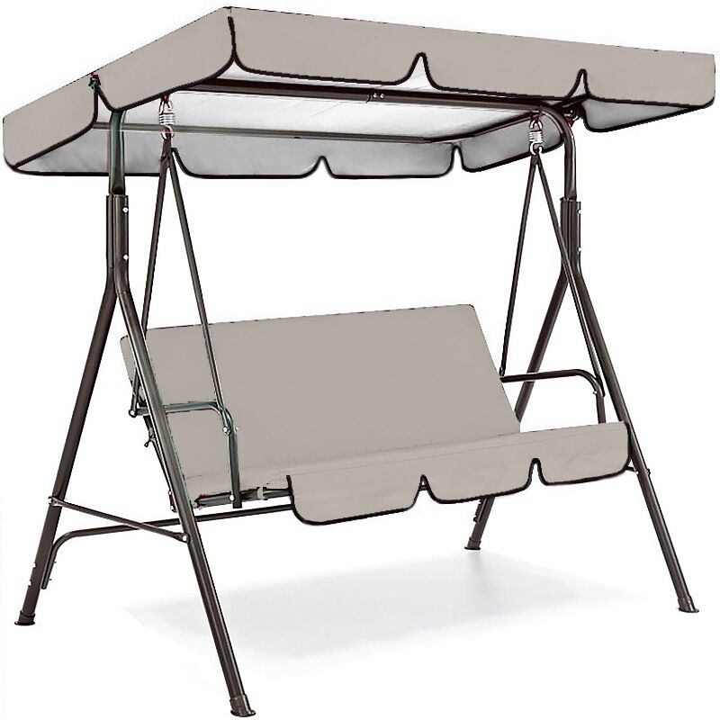 foto del prodotto sollbry copertura universale per altalena con fodera per cuscino, tessuto oxford impermeabile, set di fodera per tettoia da veranda, fodera per