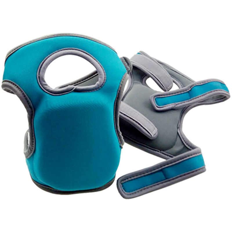 foto del prodotto sollbry coppia di ginocchiere da giardinaggio regolabili, protezioni per ginocchia fai da te in memory foam per uso domestico