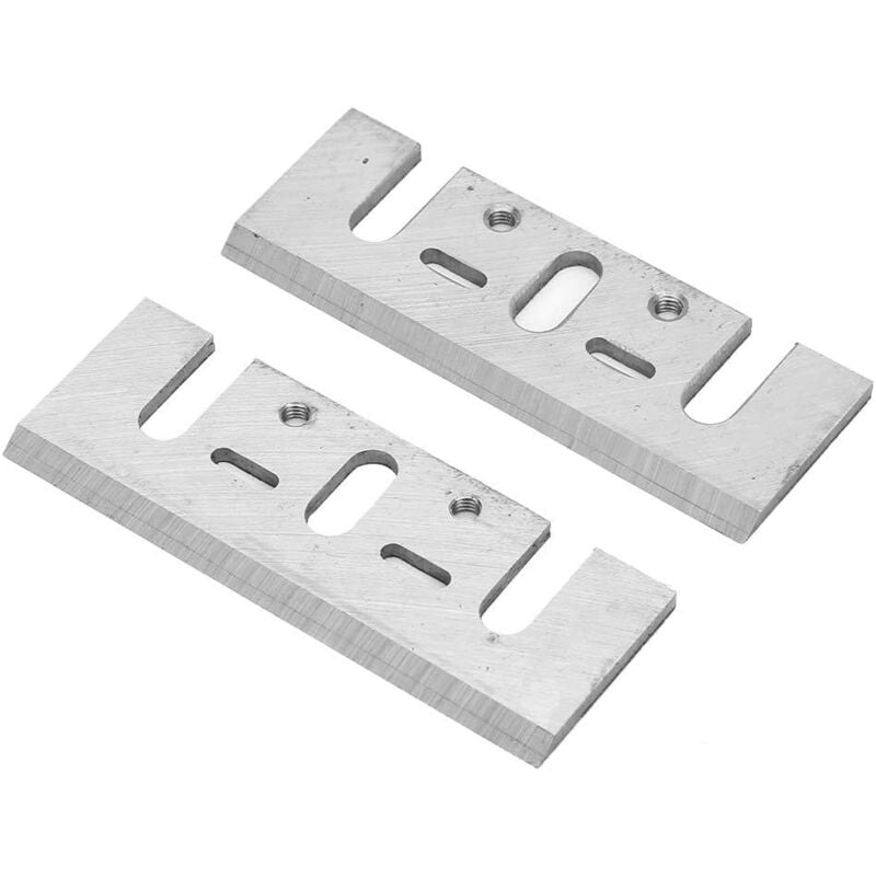 foto del prodotto sollbry coppia di lame di ricambio per pialla elettrica hss da 3 1 4 pollici, 82x28x3 mm, per hitachi ryobi makita 1900b