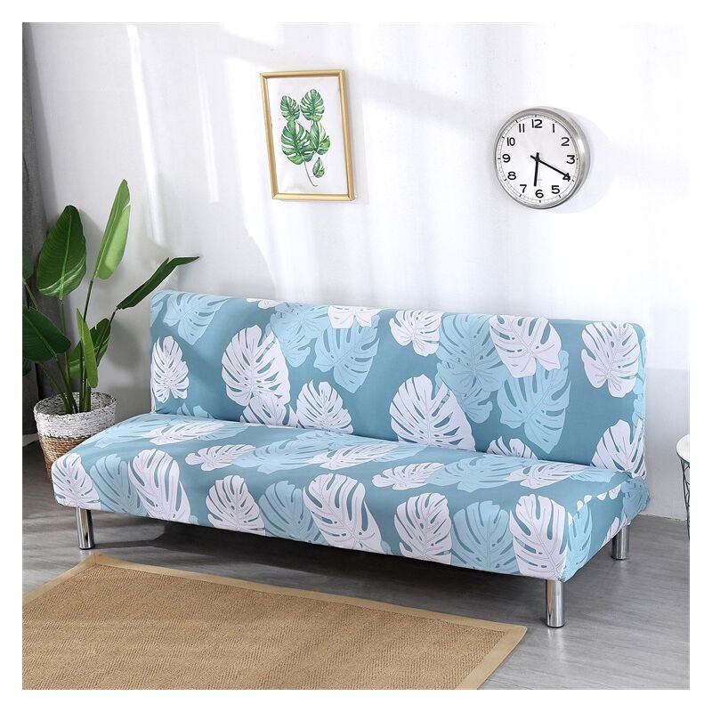 foto del prodotto sollbry copridivano futon elasticizzato stampato protezione per mobili in poliestere e spandex lavabile in lavatrice 190 210 cm 