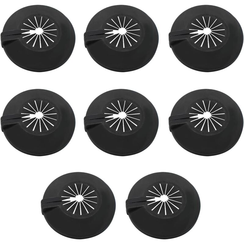 foto del prodotto sollbry copritubo per radiatore, 8 pezzi, rosette per radiatore, uso universale per tubi da 8 30 mm, le coperture per morsetti per tubi sono