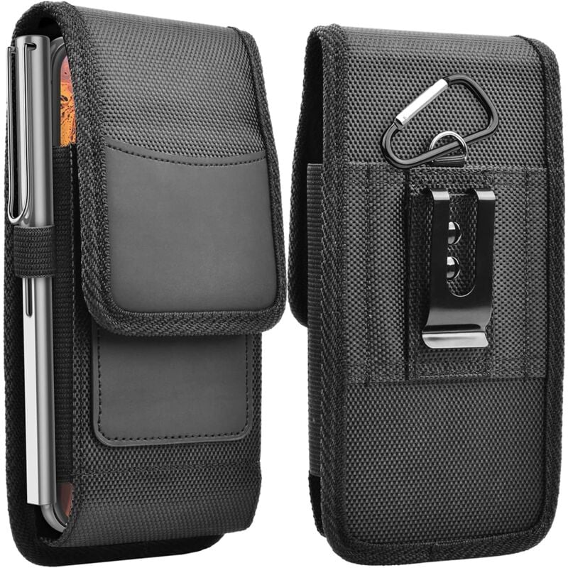 foto del prodotto sollbry custodia per cellulare per iphone 15 pro max 6,7 pollici con clip da cintura in nylon, custodia porta telefono