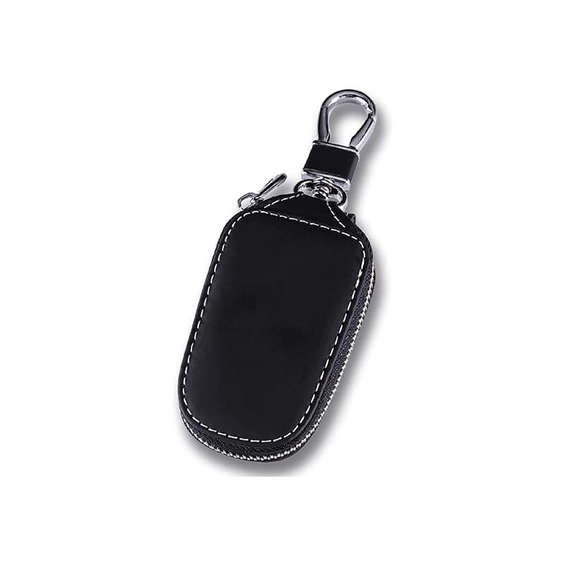 foto del prodotto sollbry custodia per chiavi auto, protezione per chiavi auto intelligenti, borsa per chiavi auto in vera pelle, portachiavi per auto intelligenti,