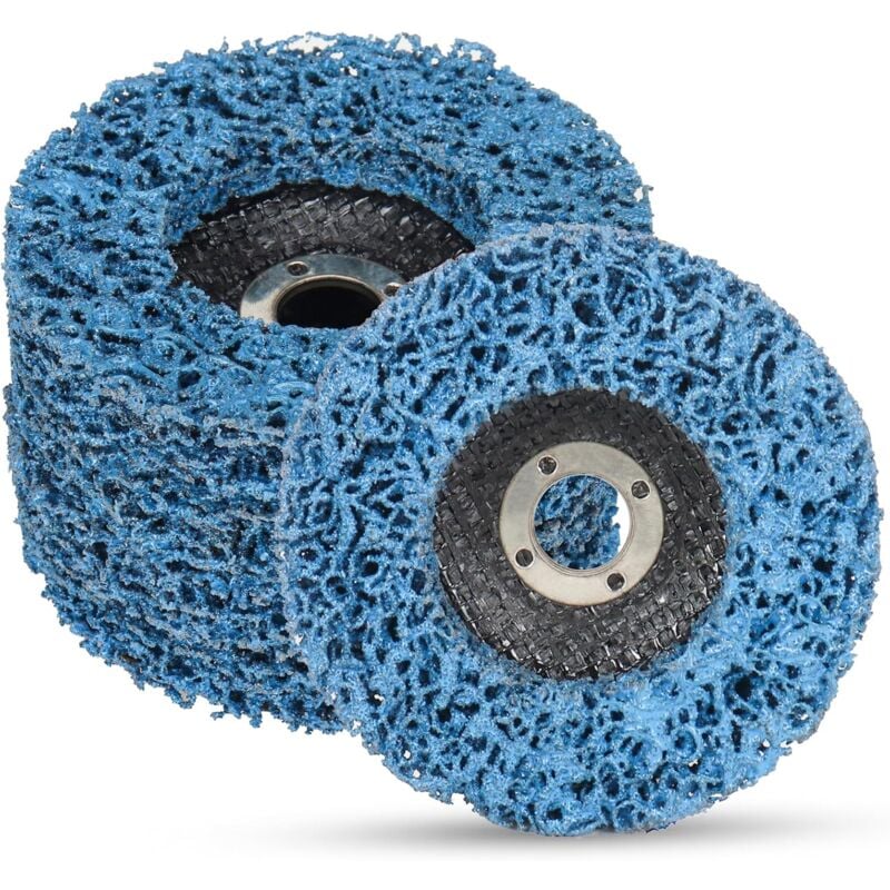 foto del prodotto sollbry disco abrasivo per la pulizia da 125x22 mm, ricambio per utensili per la rimozione di vernice e ruggine blu, 5 pezzi 