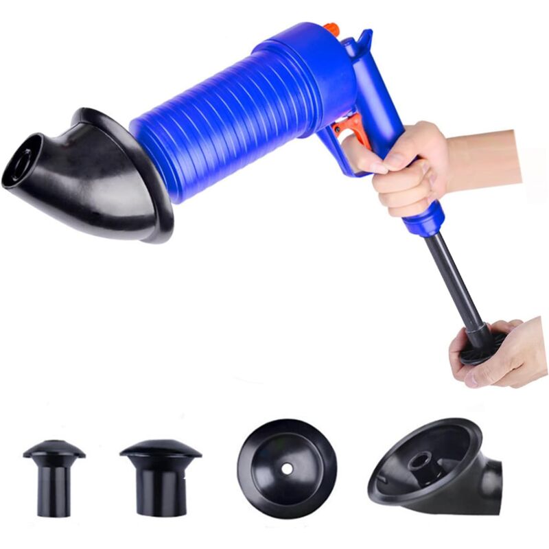 foto del prodotto sollbry disgorgante per wc, disgorgante professionale per scarichi, disgorgante ad aria compressa, capelli, spazzatura, verdure, utilizzato per