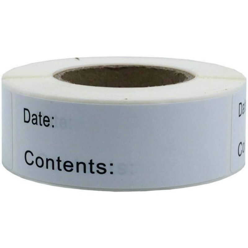 foto del prodotto sollbry etichette autoadesive, etichette adesive da cucina 250 pezzi, etichette per congelatore, etichette con data, etichette per barattoli