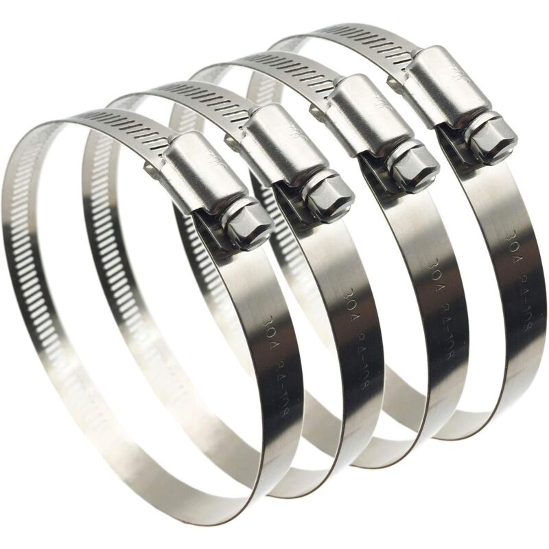 foto del prodotto sollbry fascette stringitubo regolabili in acciaio inossidabile 304 da 10 16 mm diametro , fascette stringitubo, fascette stringitubo per condotti