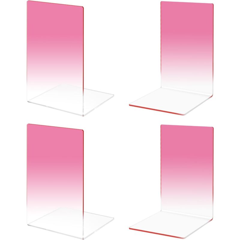 foto del prodotto sollbry fermalibri in acrilico con colori sfumati, fermalibri per bambini, fermalibri con design antigraffio, per uffici, decorativi, mensole, scuole