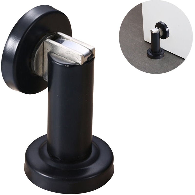 foto del prodotto sollbry fermaporta magnetico, fermaporta in acciaio inox spazzolato, fermaporta rigido e resistente, supporto per porta a prova di bambino,