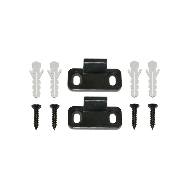 foto del prodotto sollbry ferramenta per porte scorrevoli, binari per porte da fienile, parti di ferramenta per binario inferiore regolabile senza fessure 452024 mm 